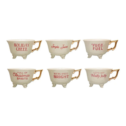 Holiday Tipsy Teacups