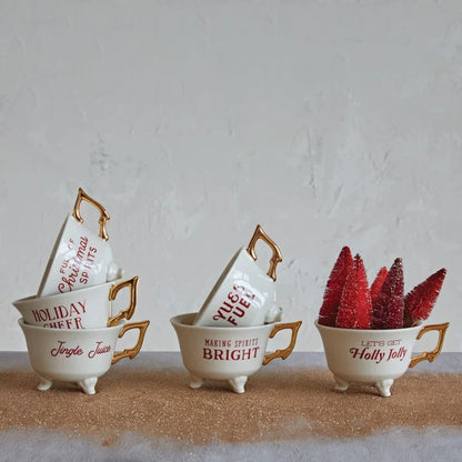 Holiday Tipsy Teacups