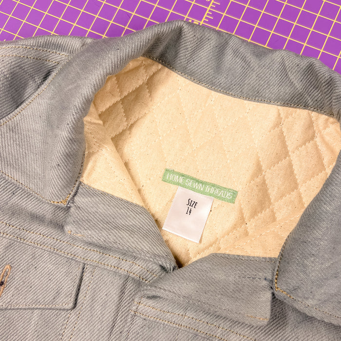 Home Sewn Long Labels ~ 10 pack ~ Premium Woven Labels