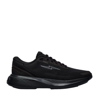Hylo Unisex Axis Running Shoes in Black/Charcoal, side view