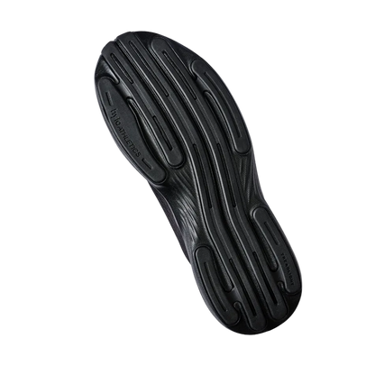Hylo Unisex Axis Running Shoes in Black/Charcoal, outsole