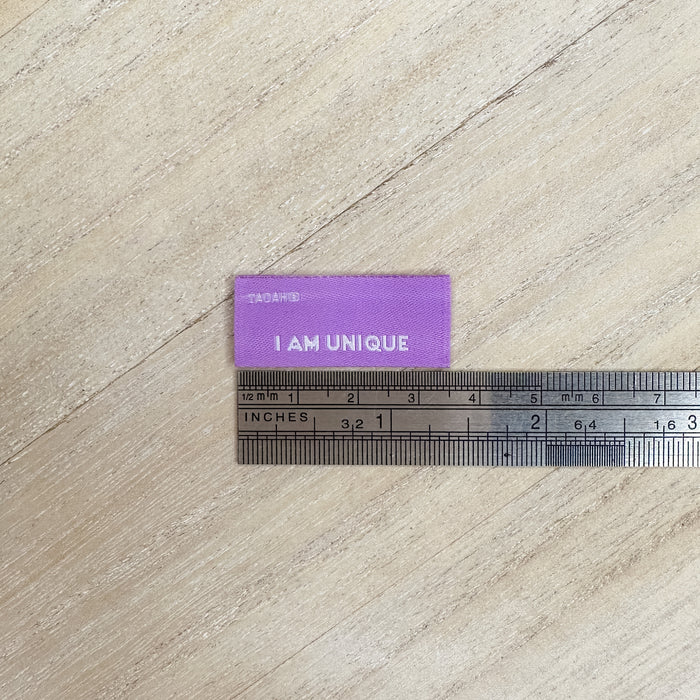 I am Unique, Not Perfect ~ 10 pack ~ Premium Woven Labels