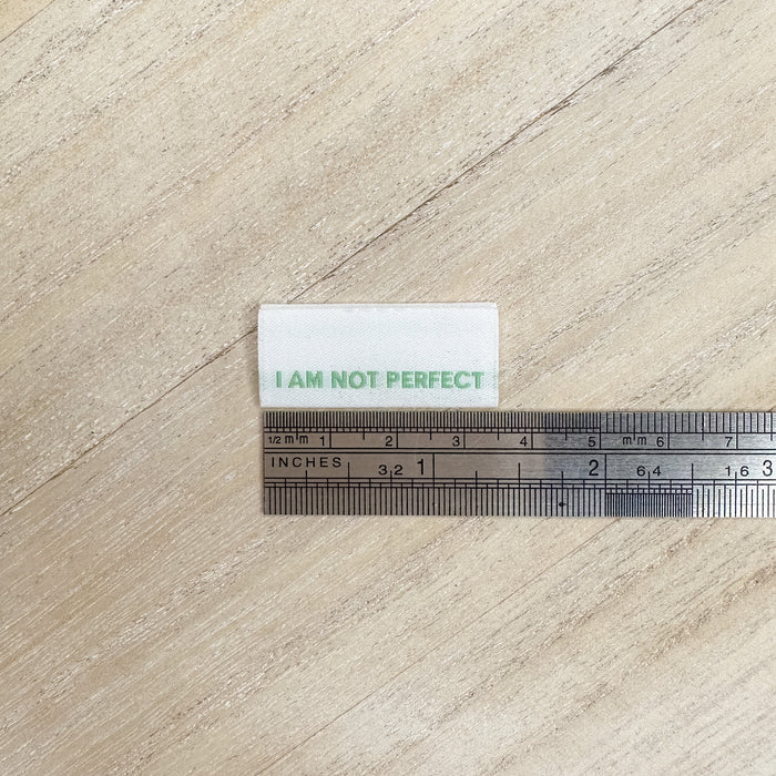 I am Unique, Not Perfect ~ 10 pack ~ Premium Woven Labels