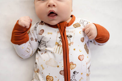 I Ruff You Romper - Jammie Session