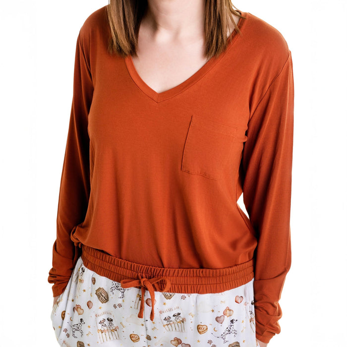I Ruff You Women's Long Sleeve Shirt - Jammie Session