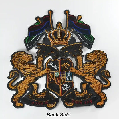 Imperial Lion Crown Sew Patch