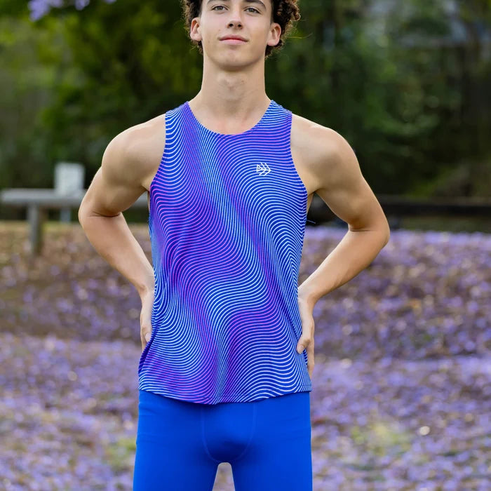 IMPI Boys Racing Tights - Cobalt