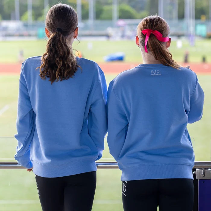IMPI Embossed CrewFleece - Cornflower
