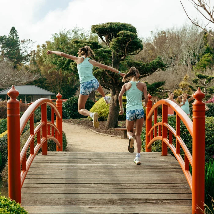 girls bike shorts blue