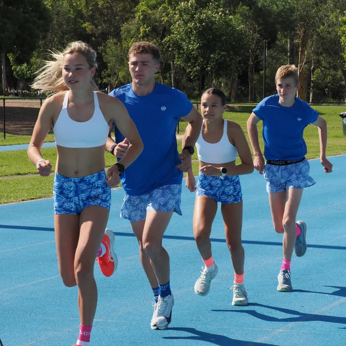 girls blue bike shorts