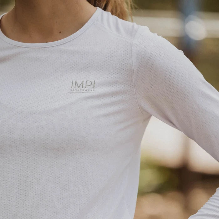 IMPI Long Sleeve Running Tee - White