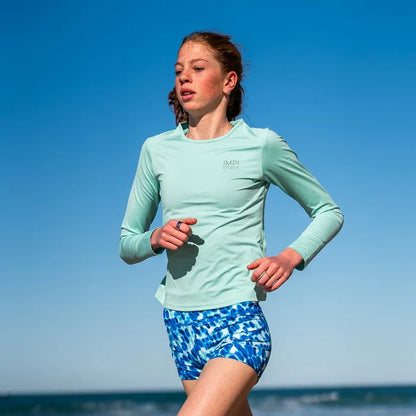 IMPI Long Sleeve Running Top - Aqua