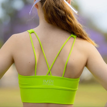 neon green crop top
