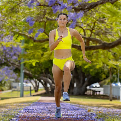 girls yellow racing briefs