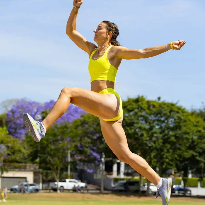 girls yellow racing briefs
