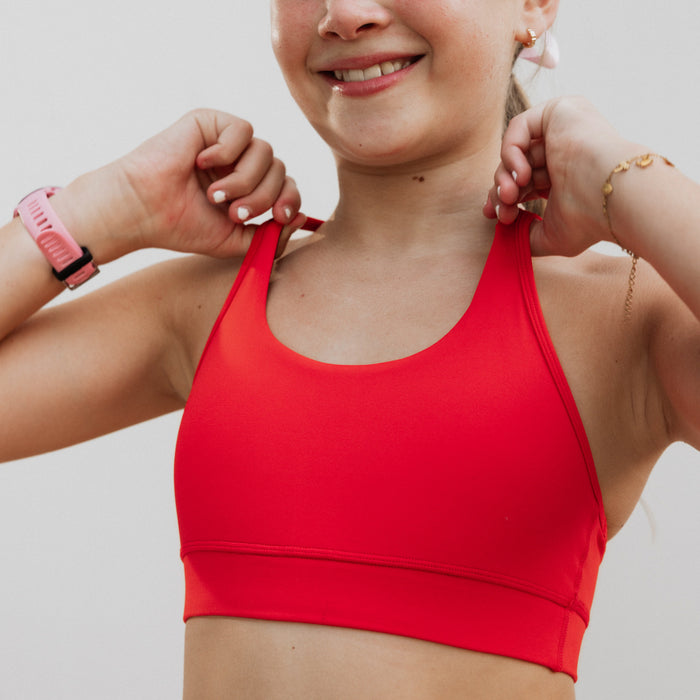 IMPI Running Loop Bra Top - Red