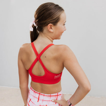 IMPI Running Loop Bra Top - Red