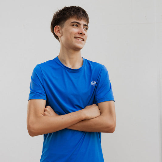 IMPI Unisex Running Tee - Electric Blue