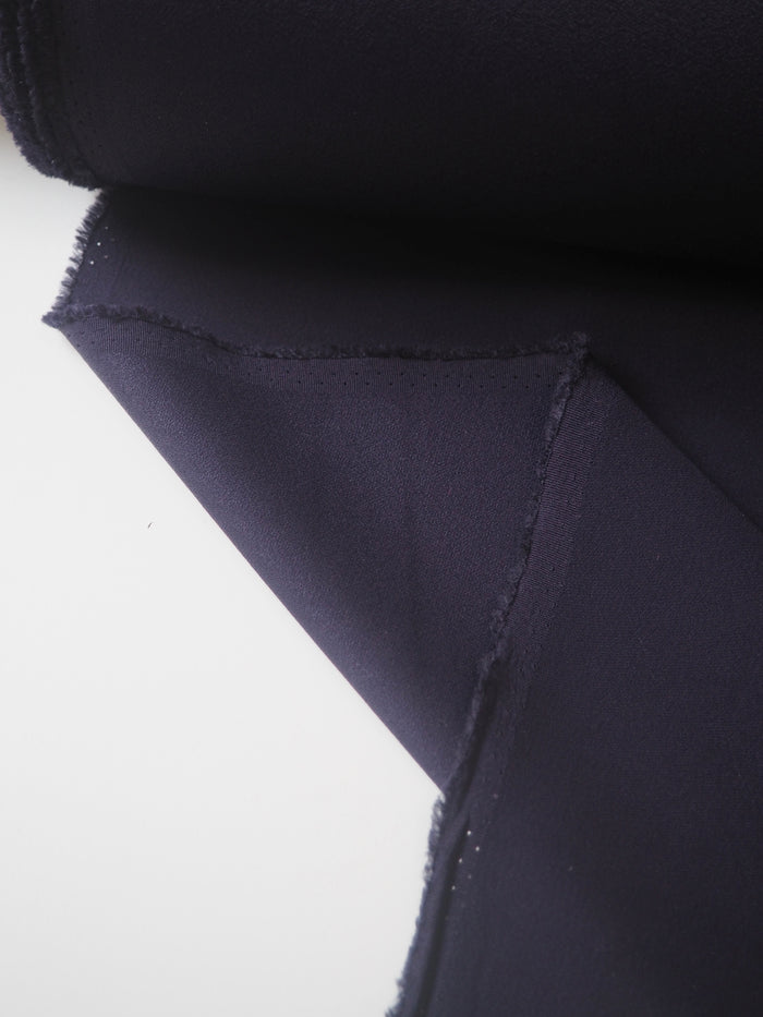 Indigo Crepe-Back Satin