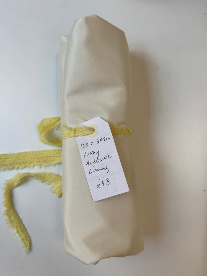 Ivory Acetate Lining Remnant