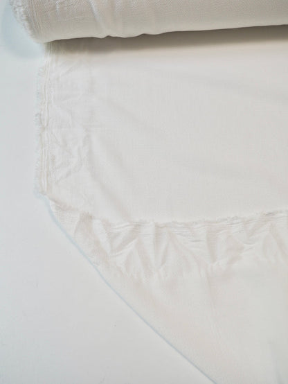 Ivory Crinkle Crepe
