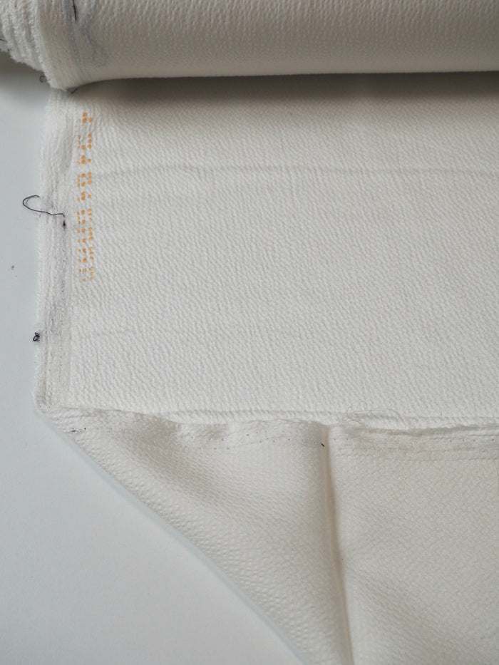 Ivory Hammered Silk Satin