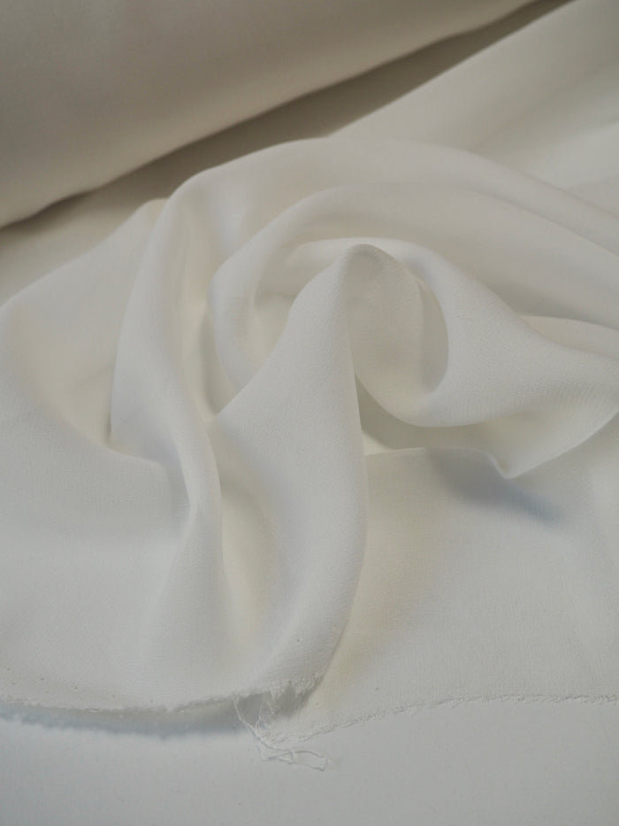 Ivory Silk Chiffon