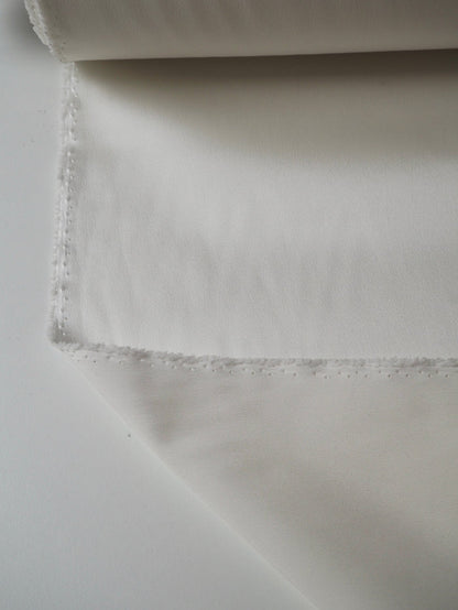 Ivory Stretch Heavy Satin