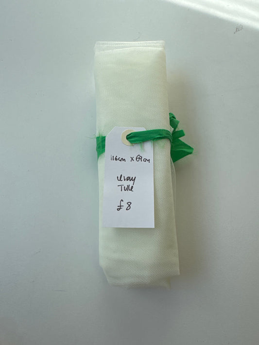 Ivory Tulle Remnant
