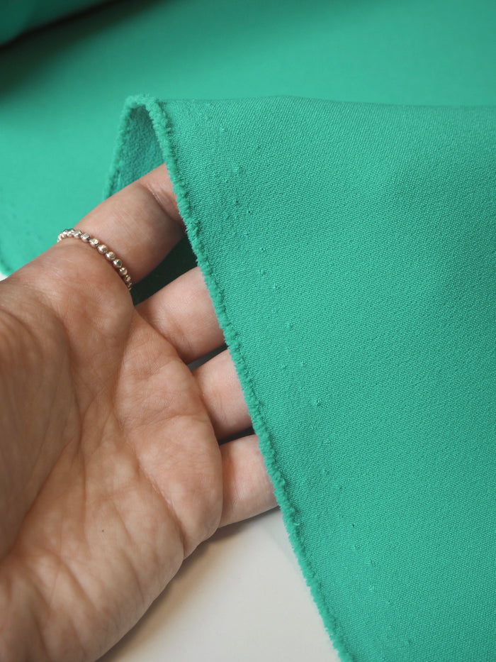 Jade Stretch Heavy Crepe