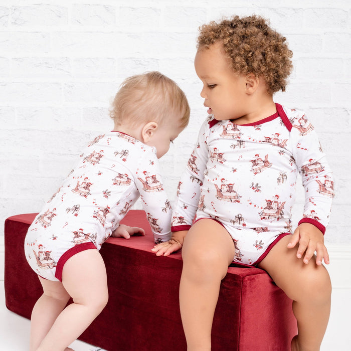 Jingle Bell Hop (Rabbit) Bodysuit - Jammie Session