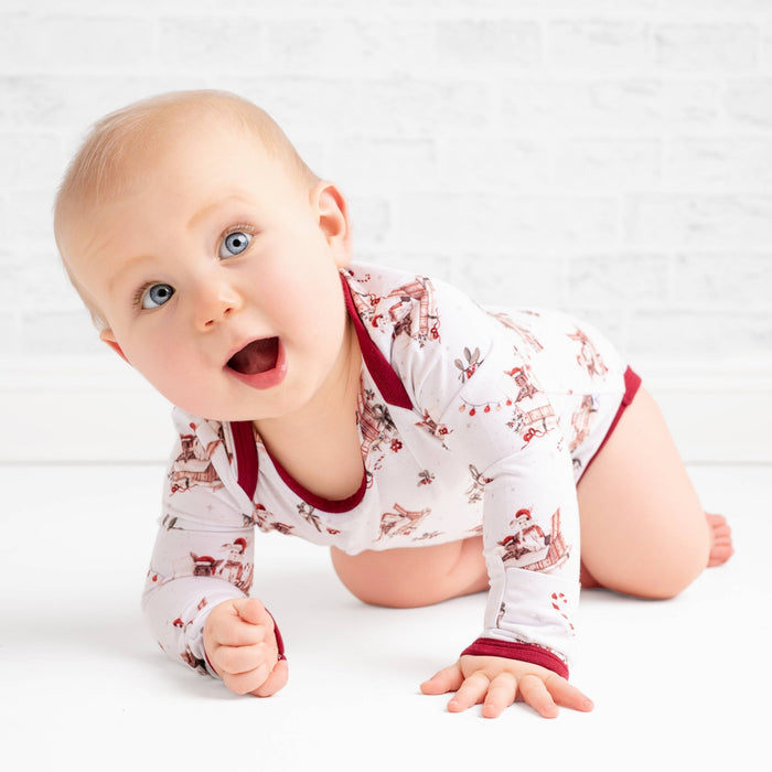 Jingle Bell Hop (Rabbit) Bodysuit - Jammie Session