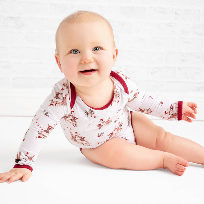 Jingle Bell Hop (Rabbit) Bodysuit - Jammie Session