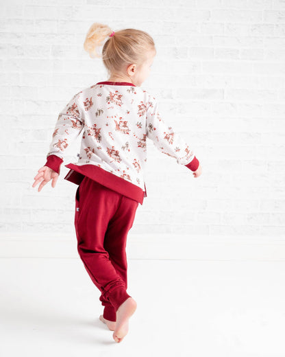Jingle Bell Hop (Rabbit) Kids Jogger Set - Jammie Session
