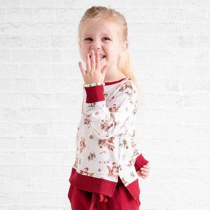 Jingle Bell Hop (Rabbit) Kids Jogger Set - Jammie Session
