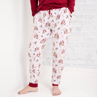 Jingle Bell Hop (Rabbit) Women's Jogger Pants - Jammie Session