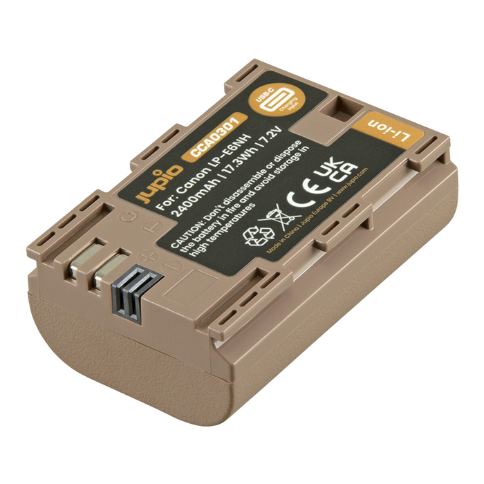 Jupio LP-E6NH ULTRA C (USB-C input) 2400mAh