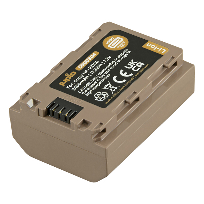 Jupio NP-FZ100 ULTRA C (USB-C input) 2400mAh