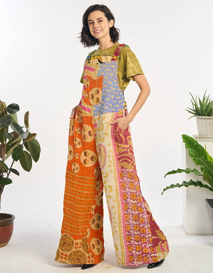 Kathmandu Cotton Kantha Jumpsuit