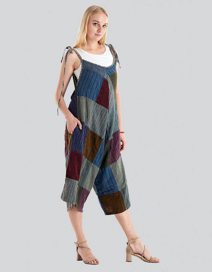 Kathmandu Cotton Patch Capri Jumpsuit