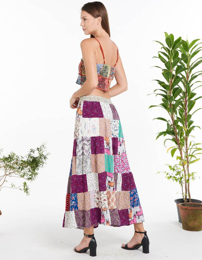 Kathmandu Cotton Patchwork Skirt