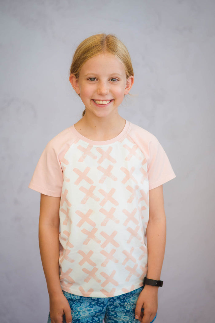 Kids Raglan Tee Sewing Pattern