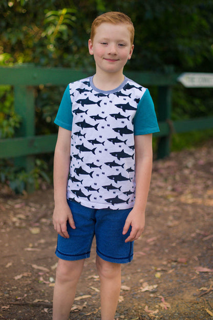Kids Slim Fit Tee Sewing Pattern
