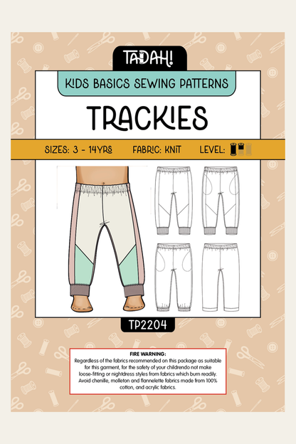 Kids Trackies Sewing Pattern