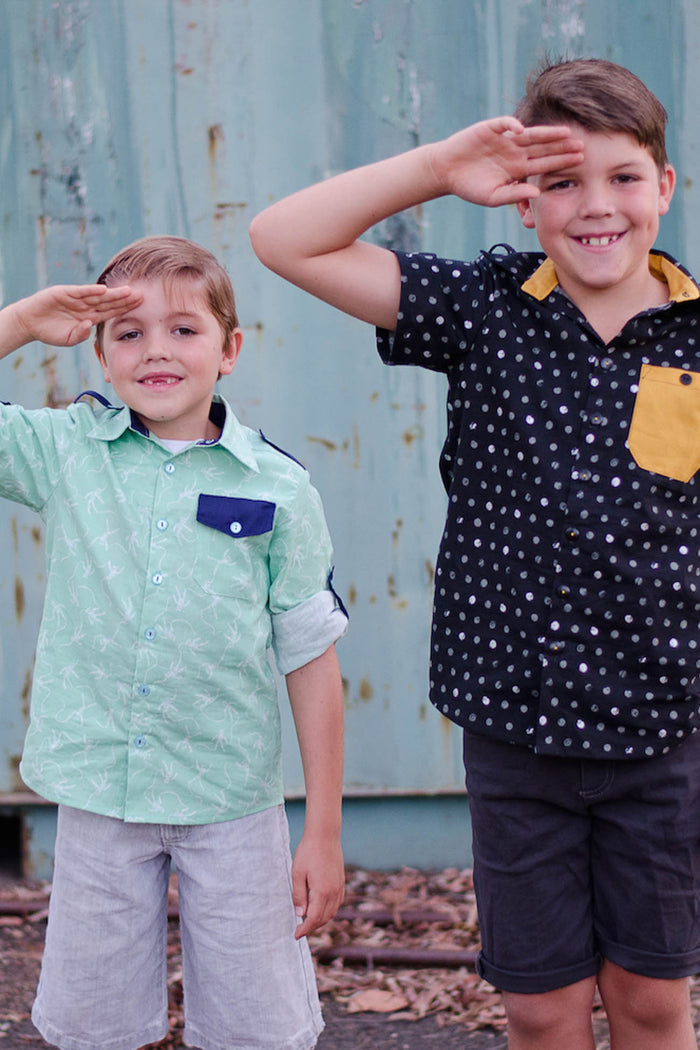 Kids Troop Shirt Sewing Pattern