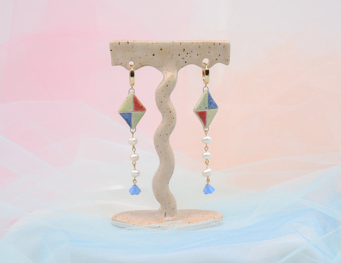 Kite Earrings - Juice Ceramics