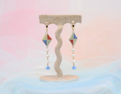 Kite Earrings - Juice Ceramics