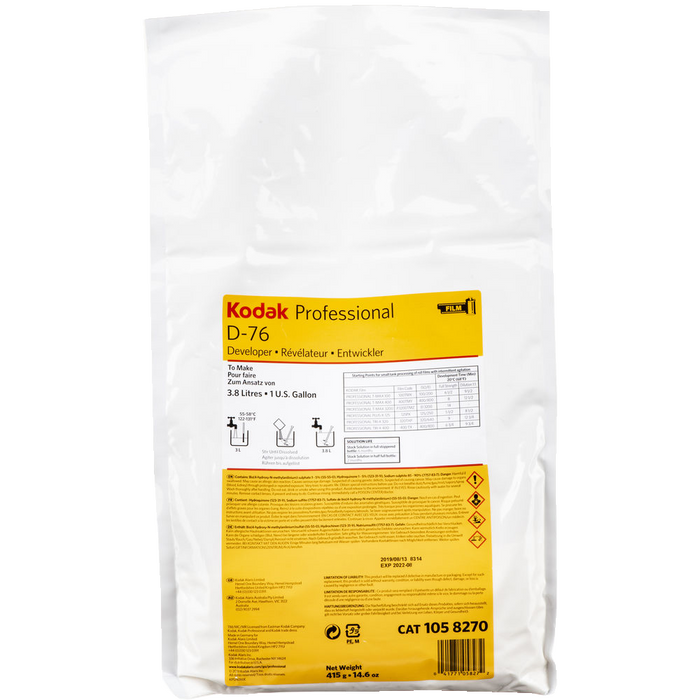 Kodak D-76 Film Developer, makes 1 Gallon