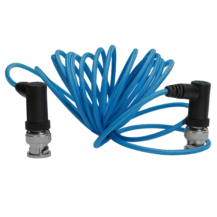 Kondor Blue Ultra Thin 6G SDI Video Cable Right Angle BNC