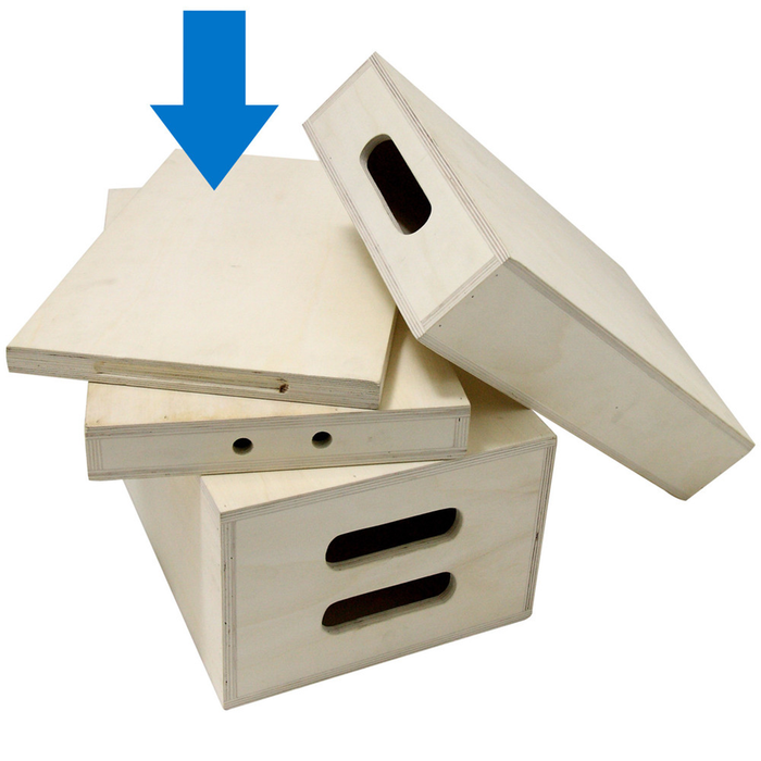 Kupo Apple Box - Pancake - 20in x 12in x 1in